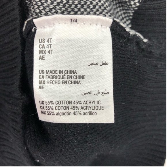 Charter Club Buffalo Check Heart Sweater NWT Girls Sz 4T - Picture 8 of 10